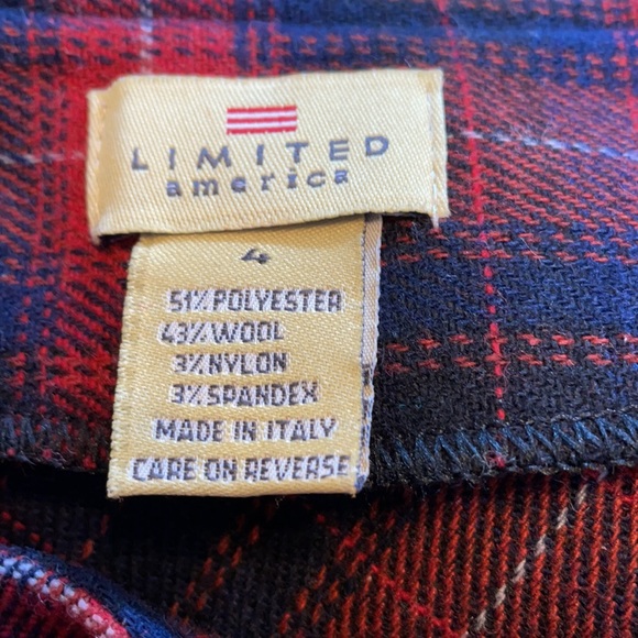 Limited America-plaid mini skirt - Picture 3 of 3